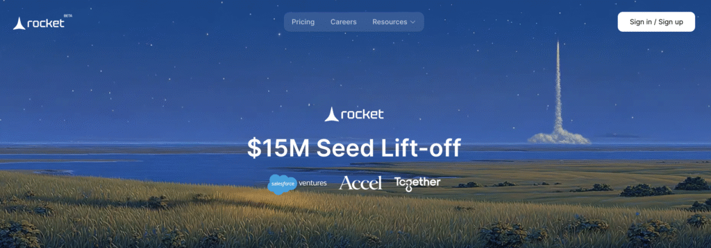 Rocket Secures $15M Seed Round to Launch “Vibe Solutioning” for Real-World App Delivery