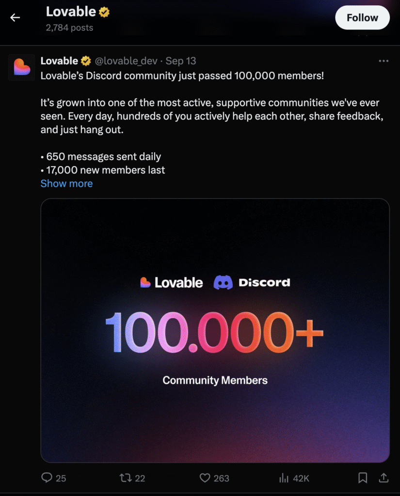 Lovable X growth strategy 