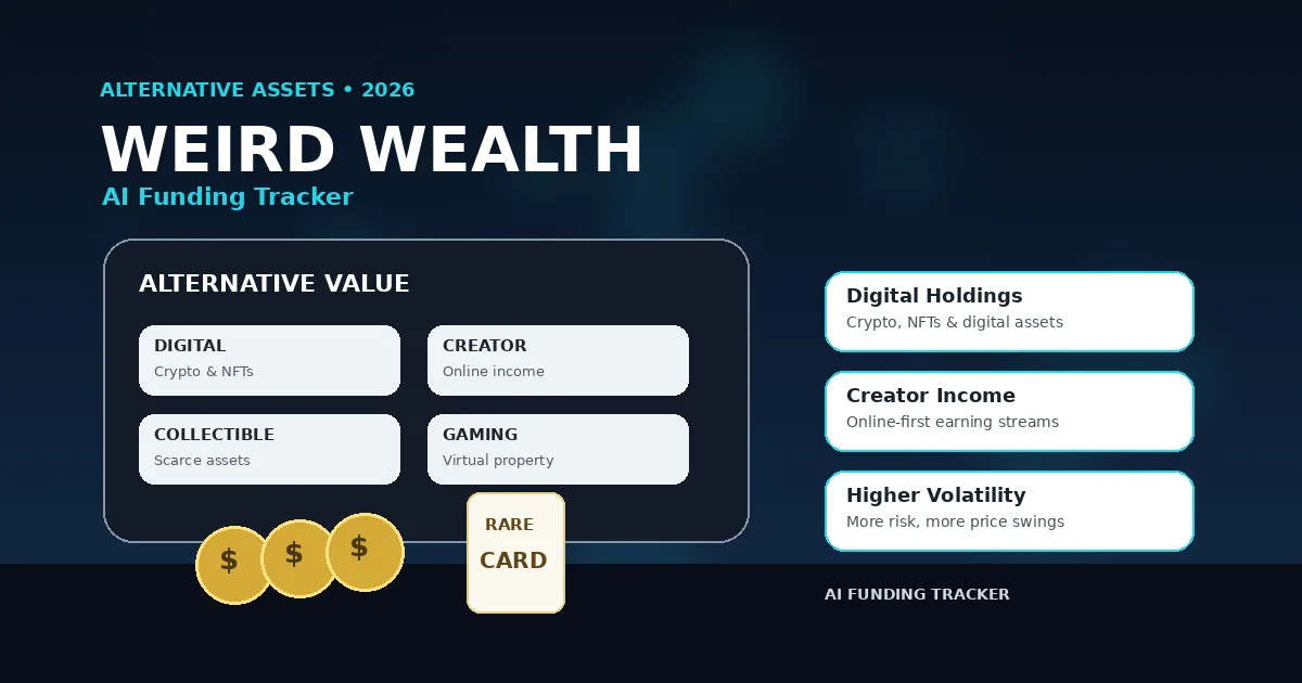 Weird wealth explained with digital assets, creator income and alternative investments