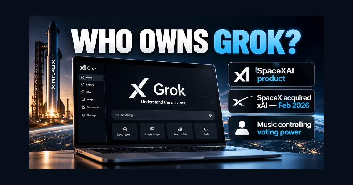 Who owns Grok