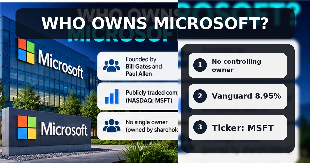 Who owns Microsoft