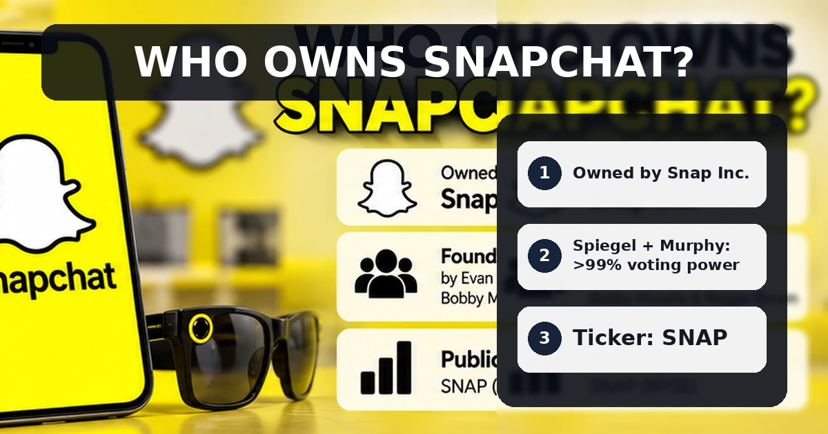 Who owns Snapchat