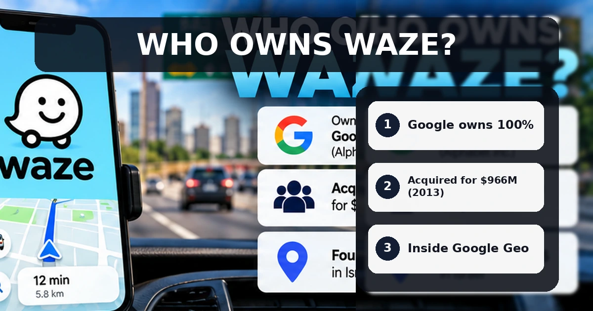 Who owns Waze