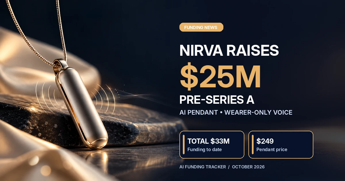 Nirva raises $25 million for an AI pendant that only listens to you